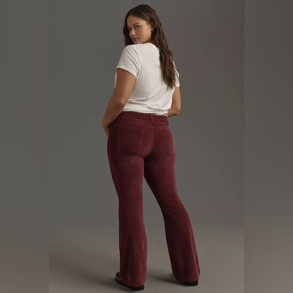 Anthropologie The Icon Corduroy Flare Jeans by Pilcro: Mid-Rise Edition - Picture 13 of 15